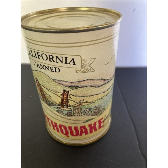 Dynmo Co California Canned Earthquake 1991 San Francisco Souvenir Vintage Tested - Picture 2 of 9